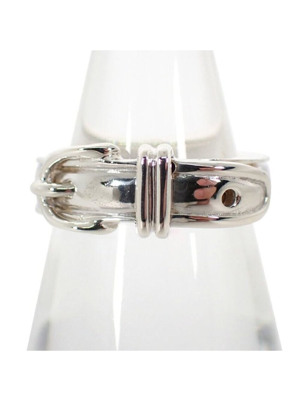 Hermes Ceinture Ring Silver